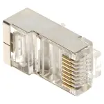 WTYK MODULARNY PRZELOTOWY EKRANOWANY RJ45T-EKRAN*P100 TYP EZ